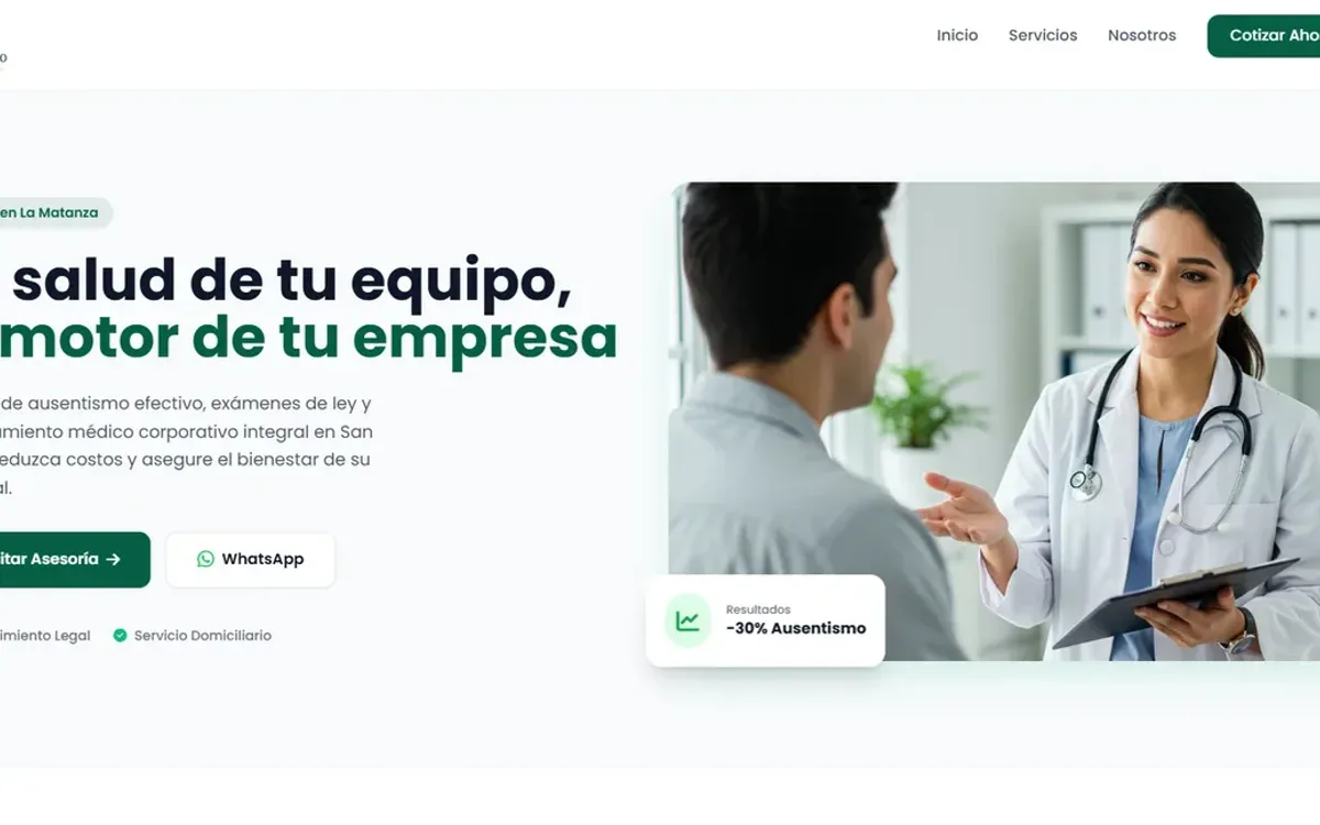 Página web de San Justo Laboral